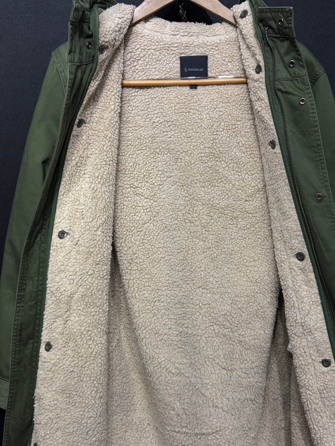 Rage blue  피쉬테일 모즈파카 상품이미지8