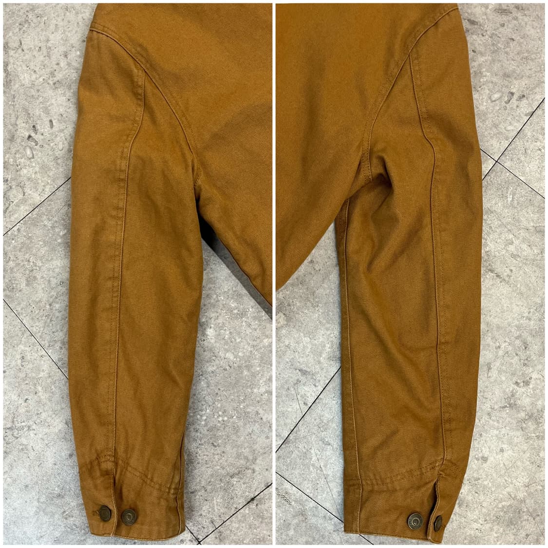 후아유 양털 카라 워크자켓 카멜 L #csz3602 상품이미지9