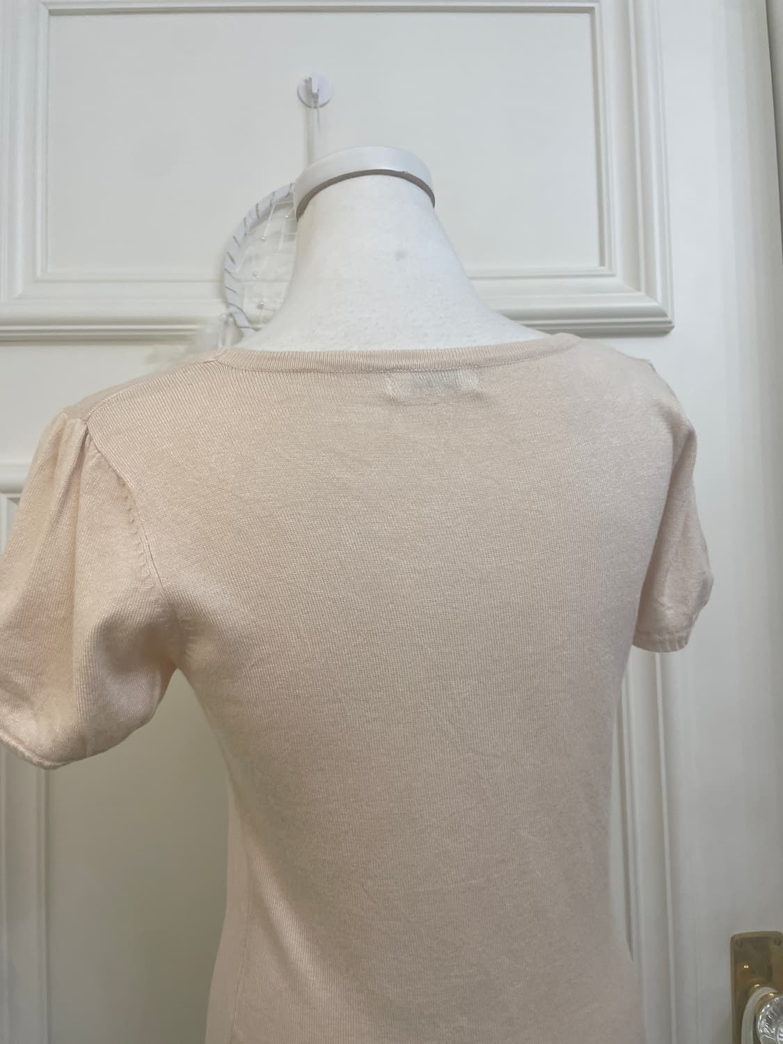 DEAR PRINCESS beige bow point puff knit 상품이미지4