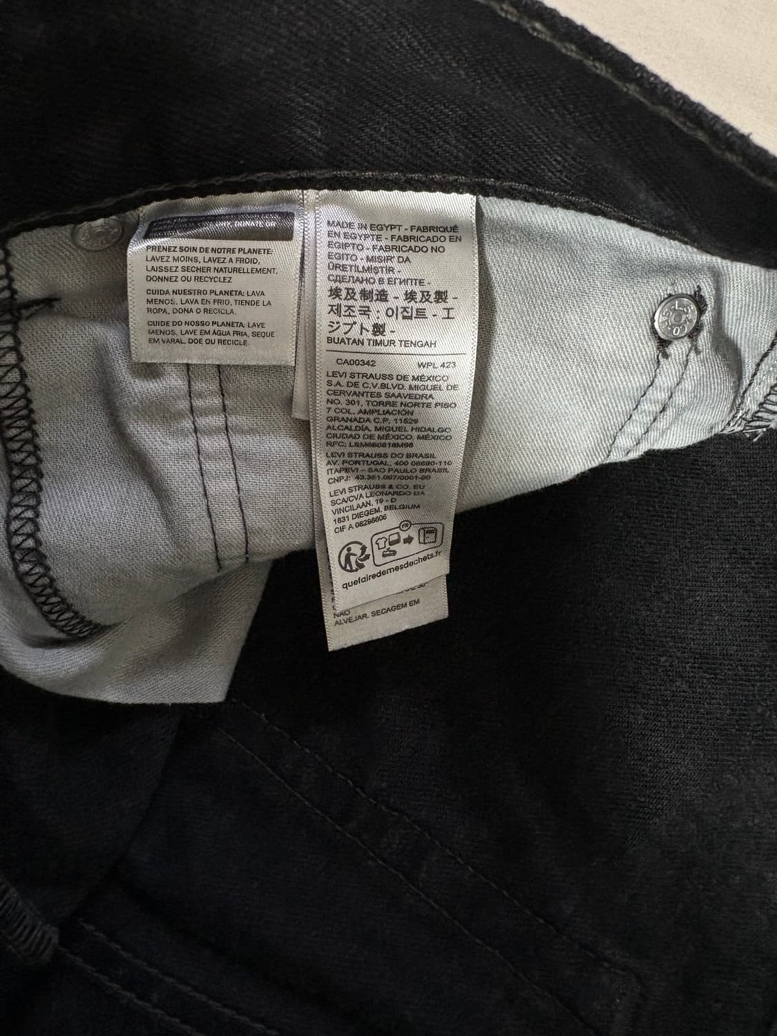 Levis 리바이스 550 블랙 데님팬츠 34 상품이미지5