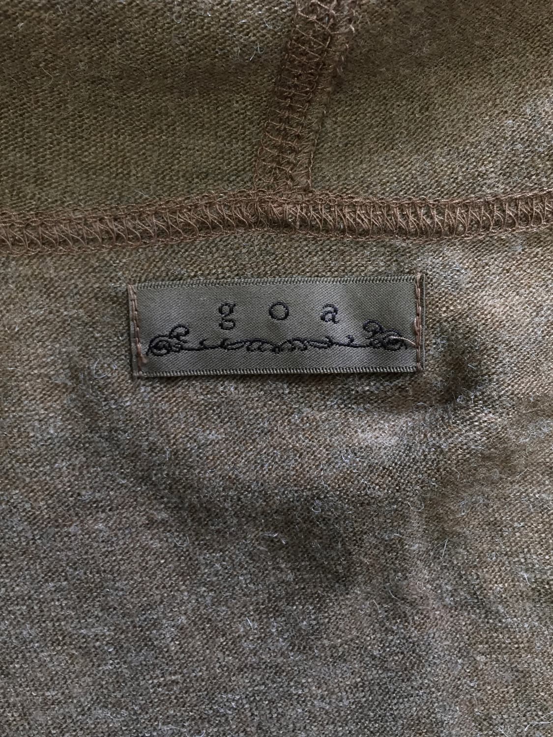 G.O.A vintage draped hoodie  cardigan 상품이미지7