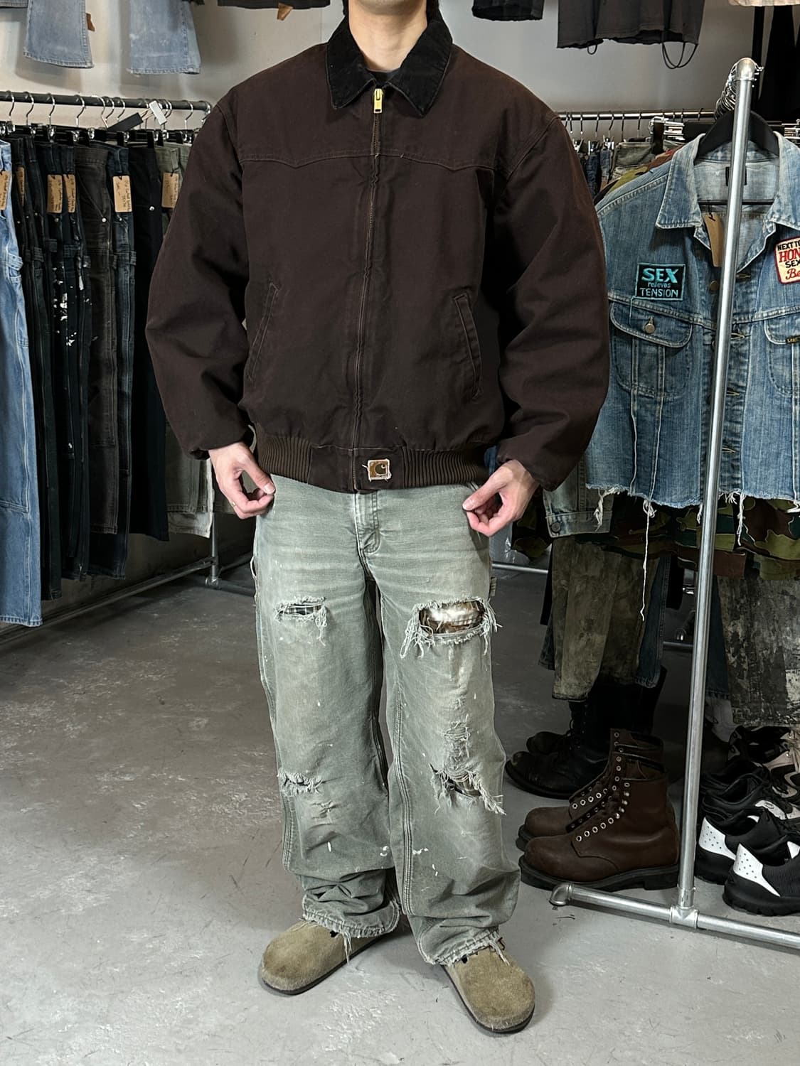 00's OG 칼하트 J14 산타페 자켓 칼하트 디트로이트 DKB 상품이미지2