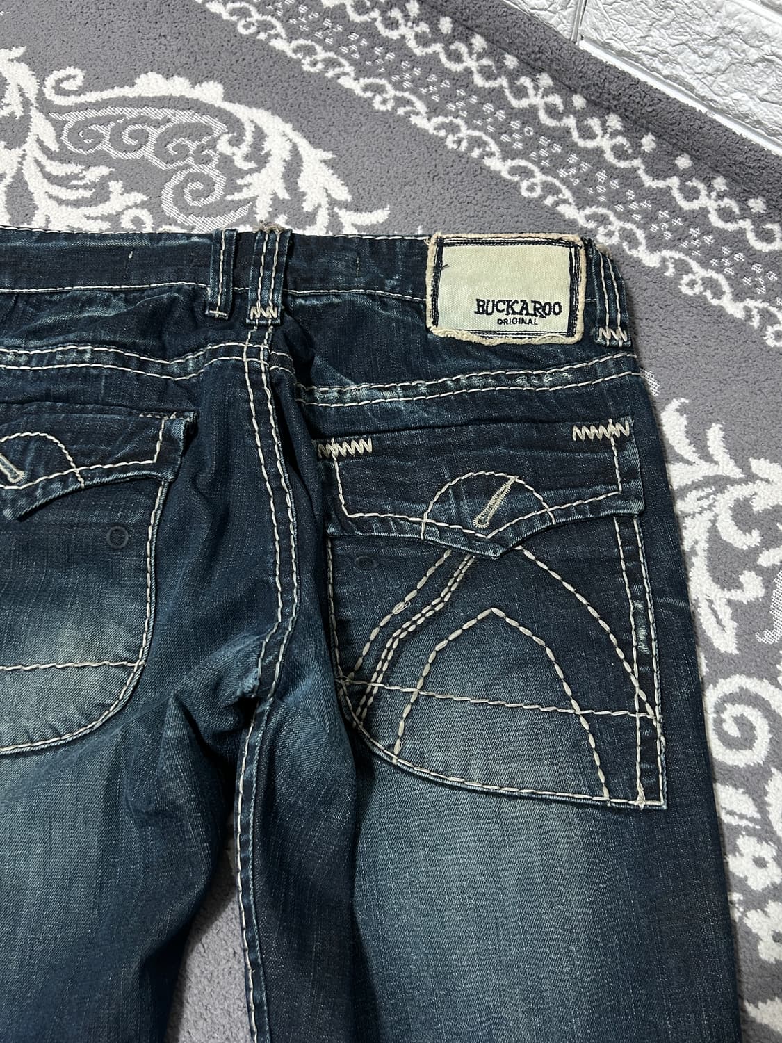 버커루 스파이럴 데님 팬츠 상품이미지6