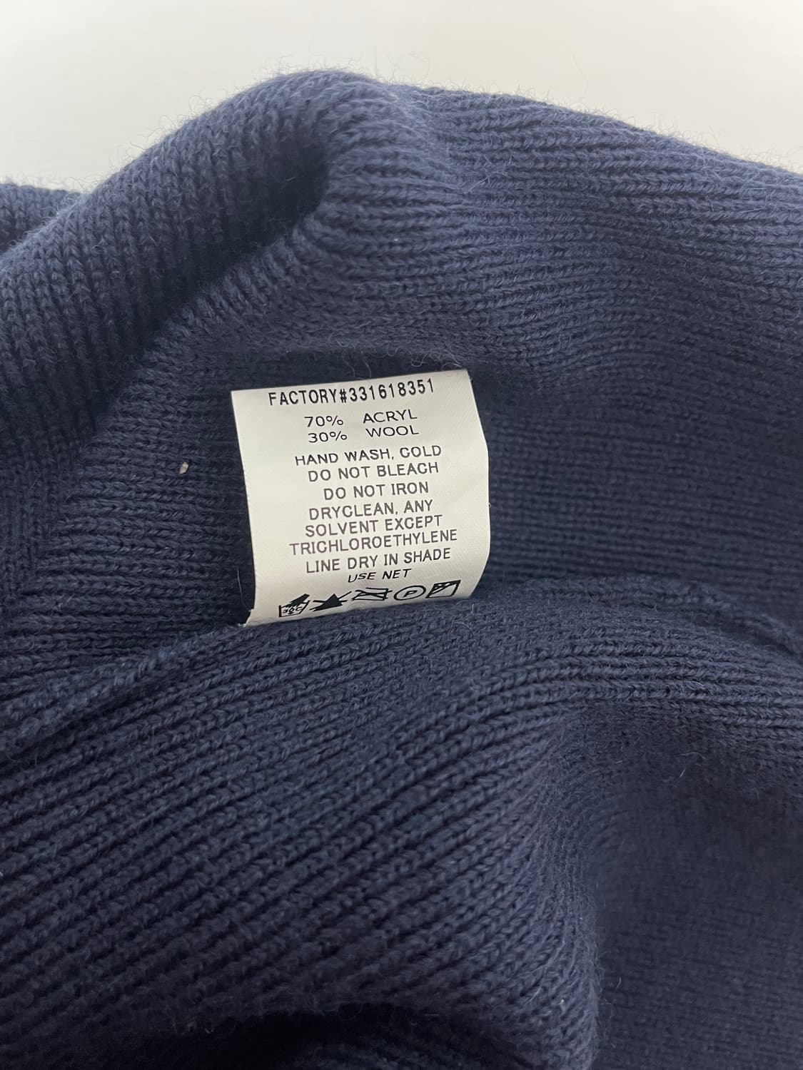 [S / 90] [몽벨 재팬 라인] 몽벨 위크론 울 하프집업 니트 스웨터 상품이미지6