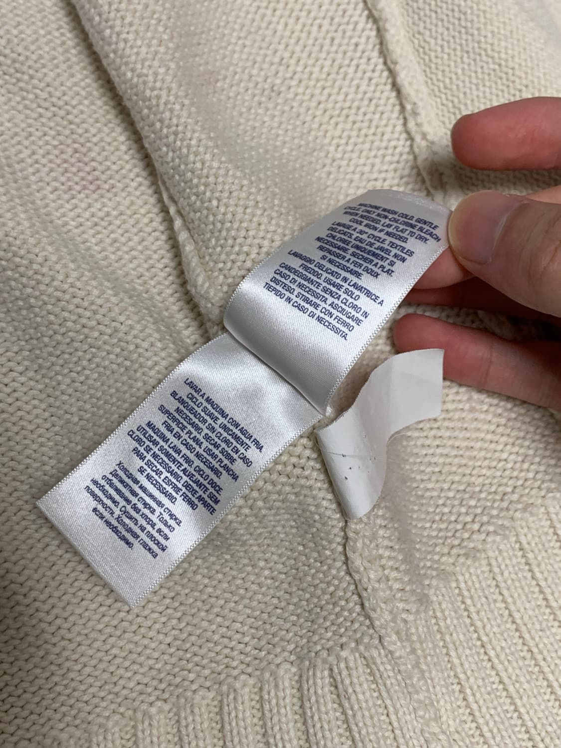 폴로 빅포니 니트집업  상품이미지8