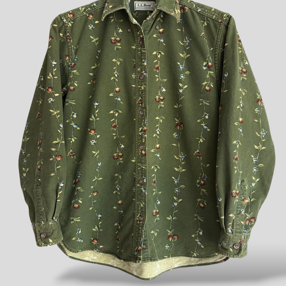 (여성XS)빈티지 L.L.bean 엘엘빈 플라워 패턴 셔츠 상품이미지5