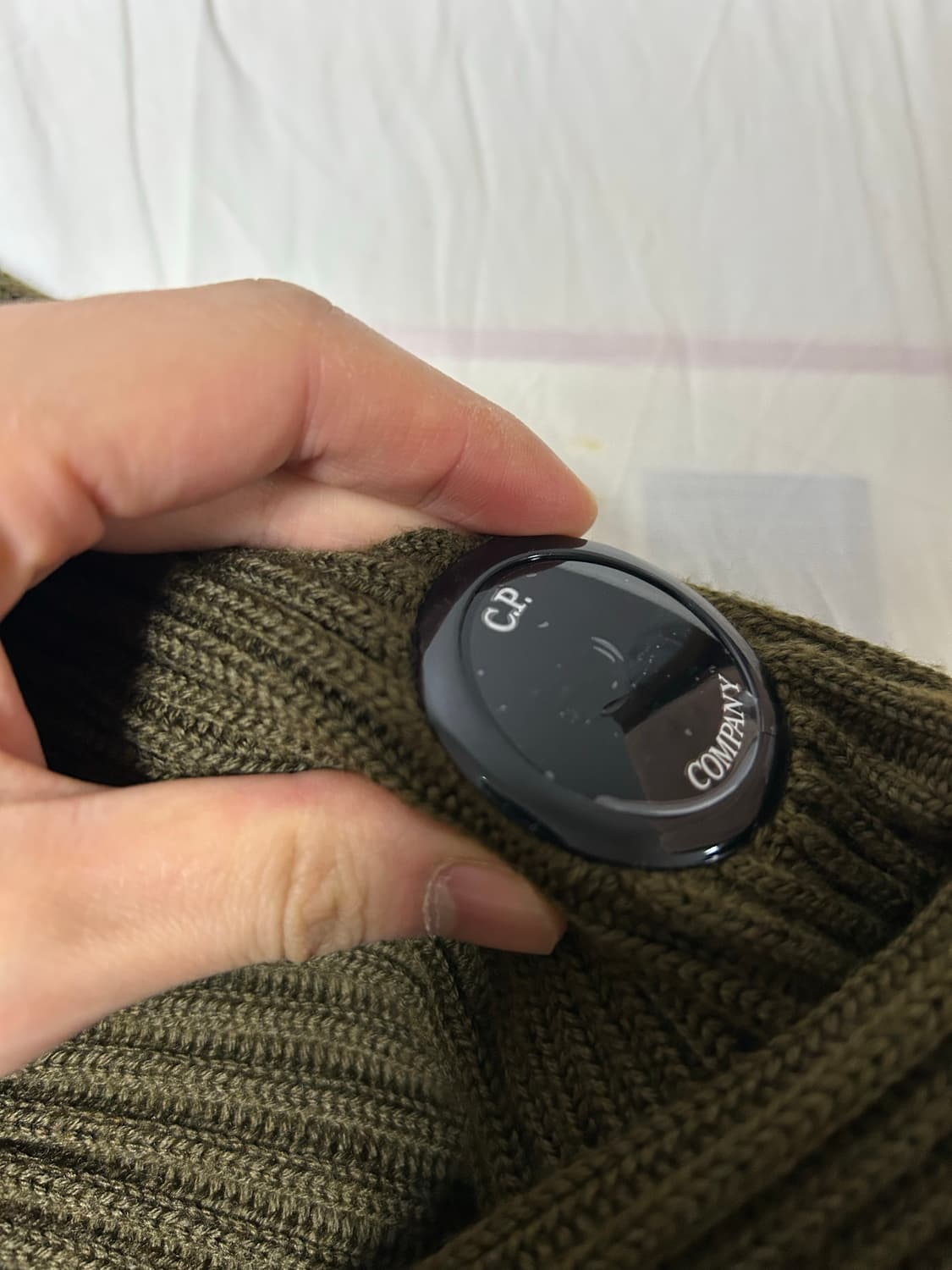 CP Company 메리노울 골지 니트 52(105) 판매합니다. 상품이미지4