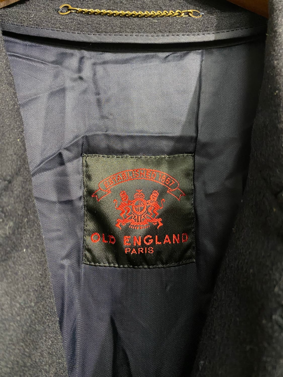 [XL] Old England Paris 올드 잉글랜드 울 발마칸 코트 상품이미지7