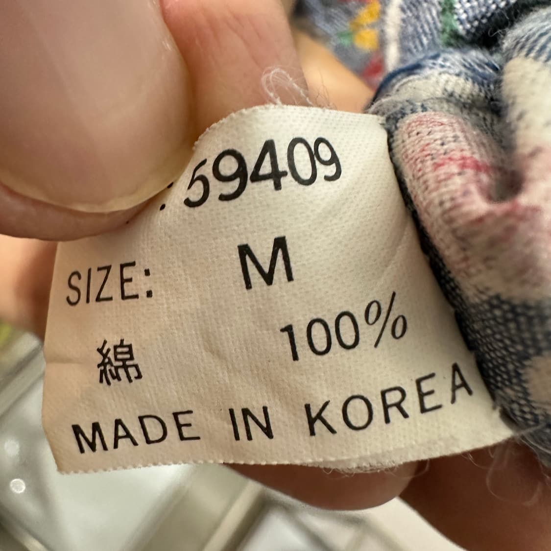일본빈티지 플라워패턴 옥스포드 셔츠 상품이미지6
