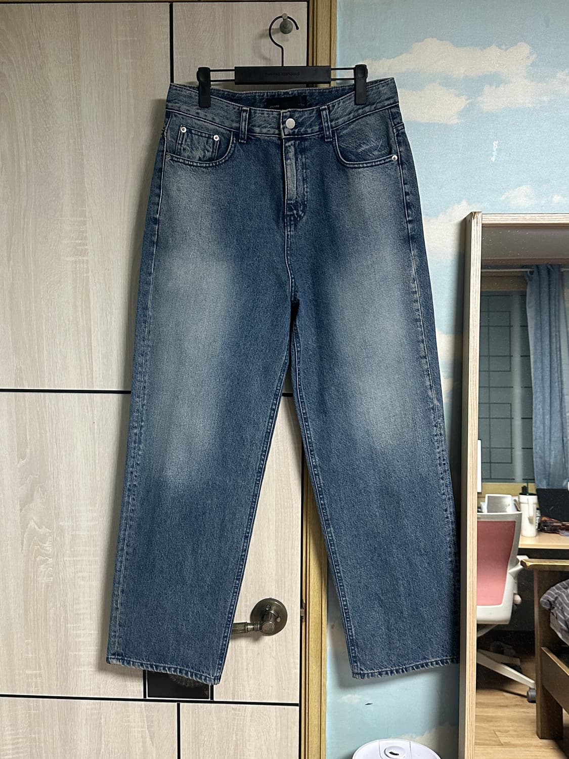 (2) 르마드 사이드 워싱 데님 팬츠 - 데님 상품이미지2