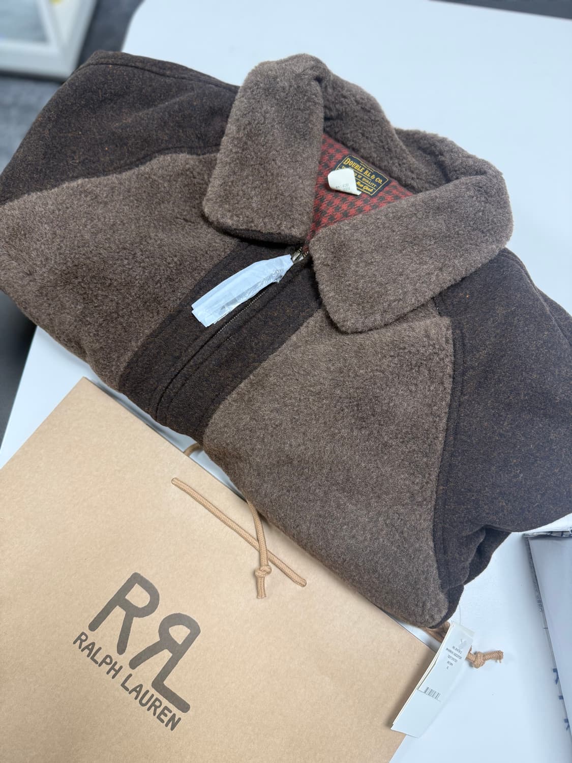 RRL 그리즐리 플리스 자켓 XL 상품이미지1