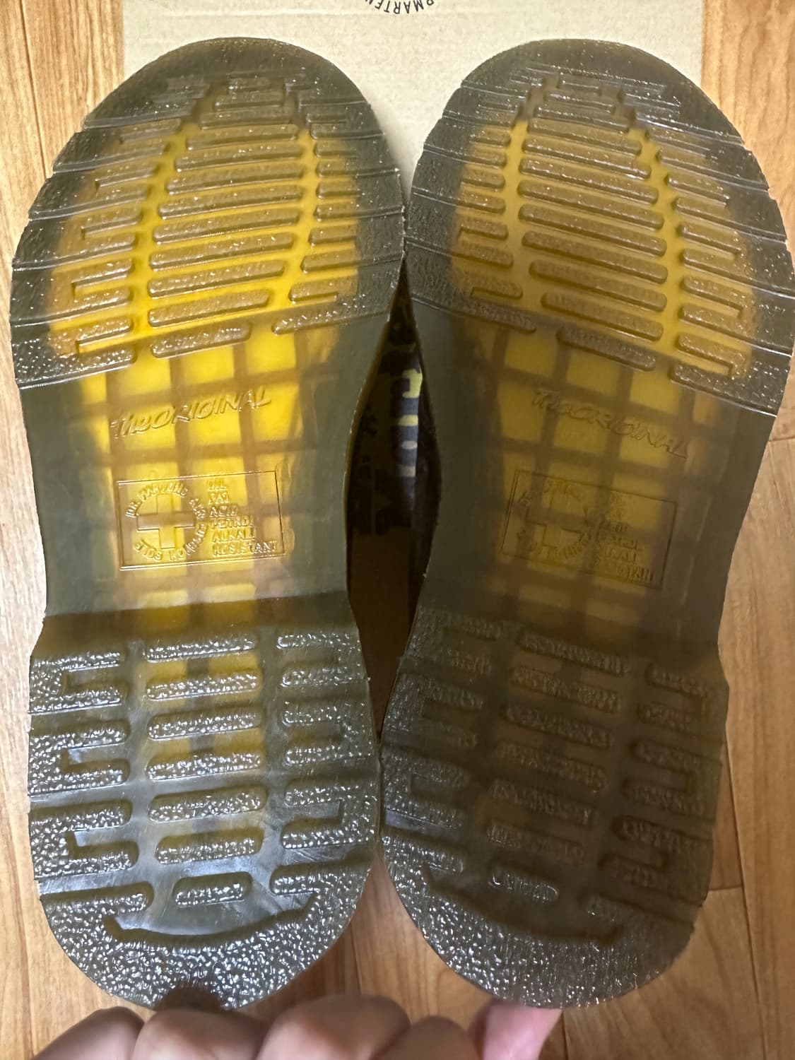 새상품) 닥터마틴 3홀 1461 빈티지브라운 260사이즈 팝니다. 상품이미지6