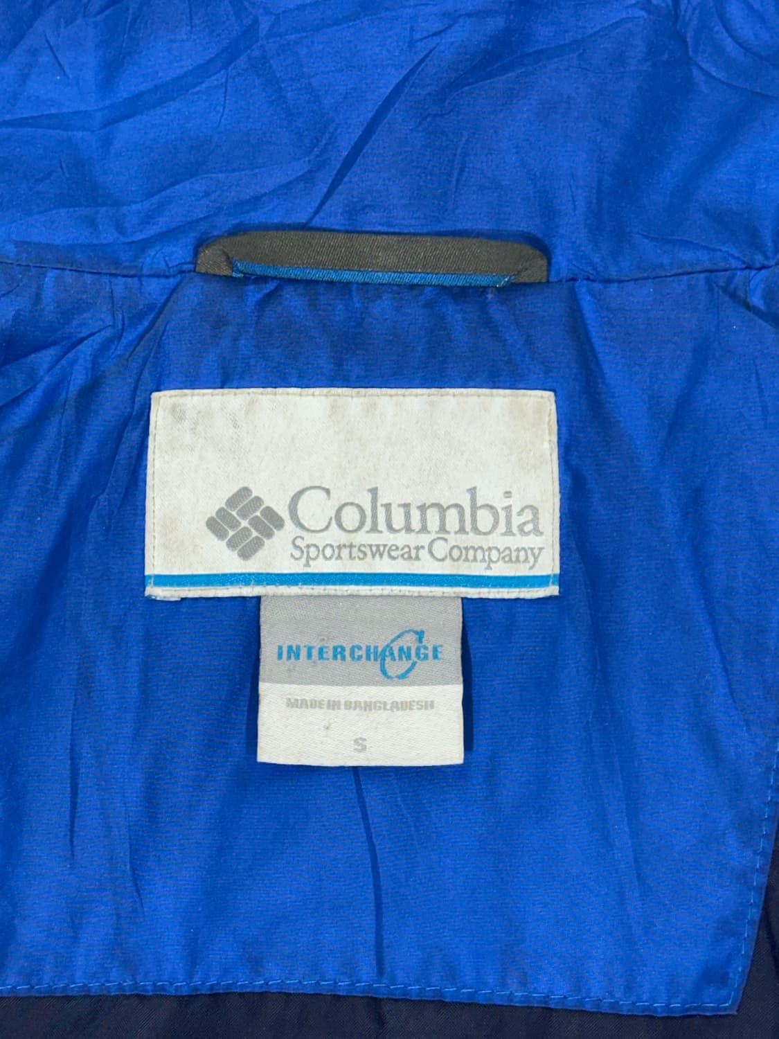 컬럼비아 블루 바람막이 자켓 S 상품이미지7