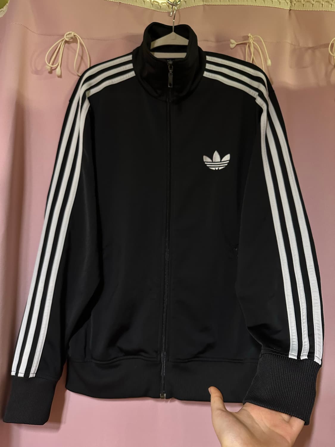 아디다스져지 아디다스 파이어버드 블랙 불꽃져지 집업 트랙탑 아디져지 상품이미지1