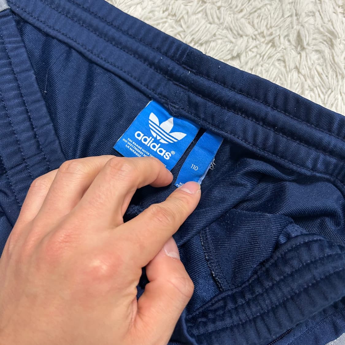 Adidas Firebird Navy Silver Track Pants 상품이미지5