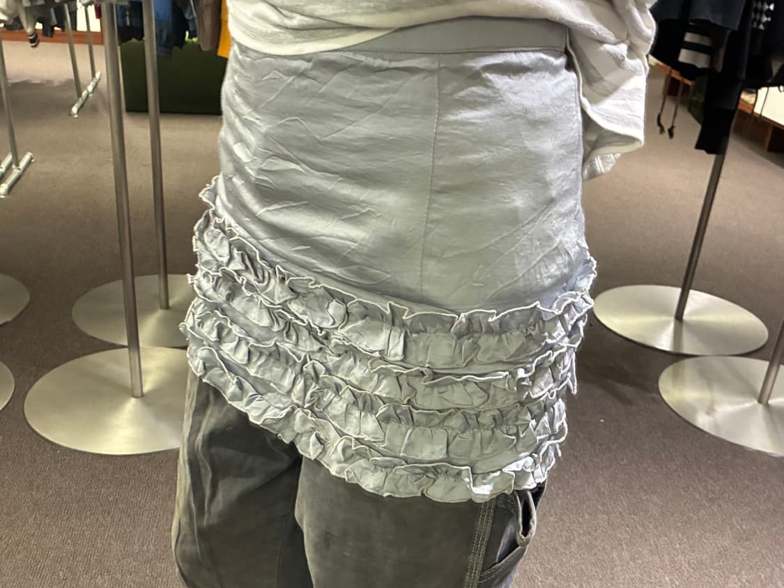 S)Japanese vintage 그레이 캉캉 미니스커트 상품이미지2