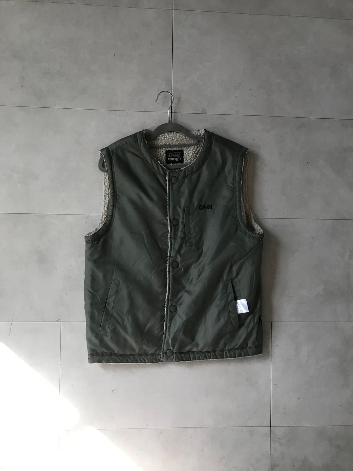 후아유USA 리버시블 후리스 패딩 조끼 상품이미지6