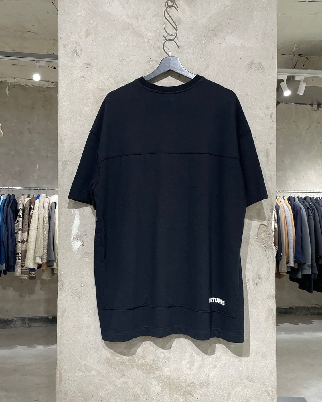 라프 시몬스 17S/S 블랙 벌처스 오버 하프티 상품이미지6