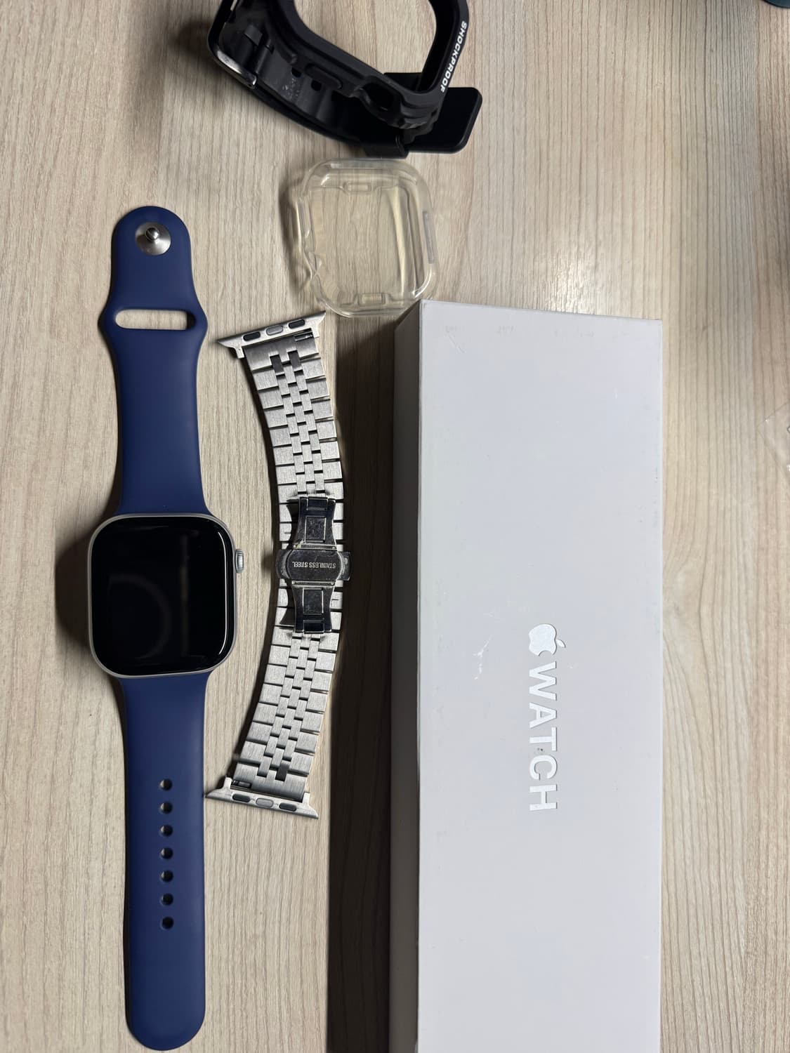 애플워치 10세대 실버 46mm +케이스티파이 케이스 상품이미지4