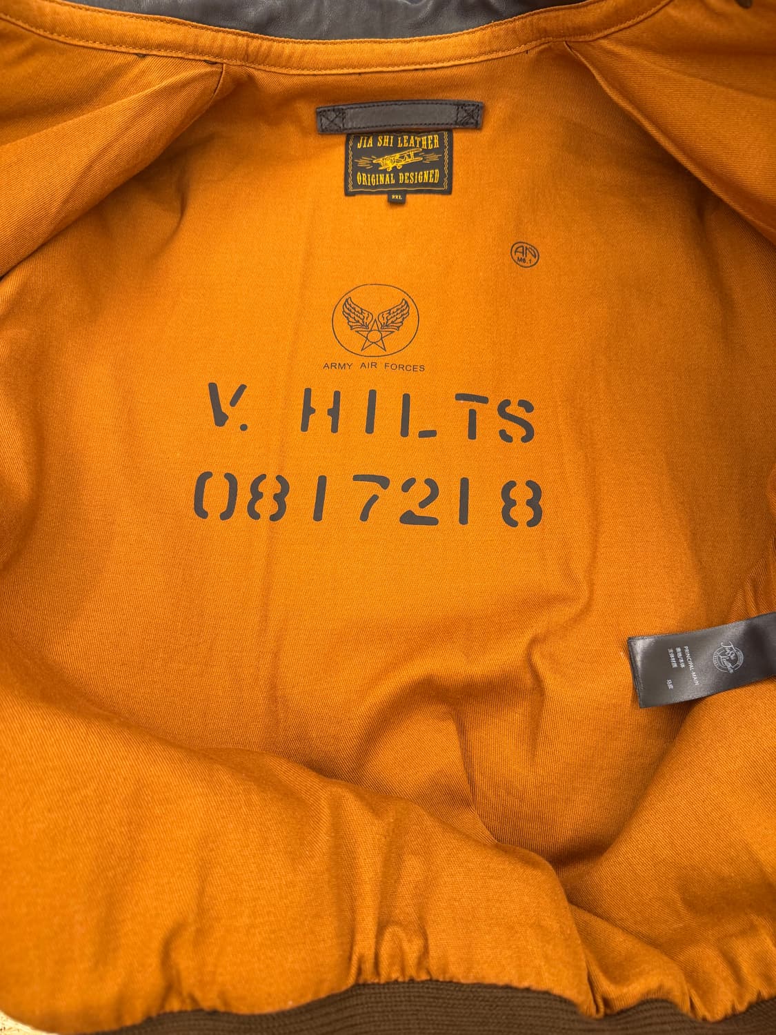 JIASHI 말가죽 홀스하이드 a2 자켓 상품이미지3