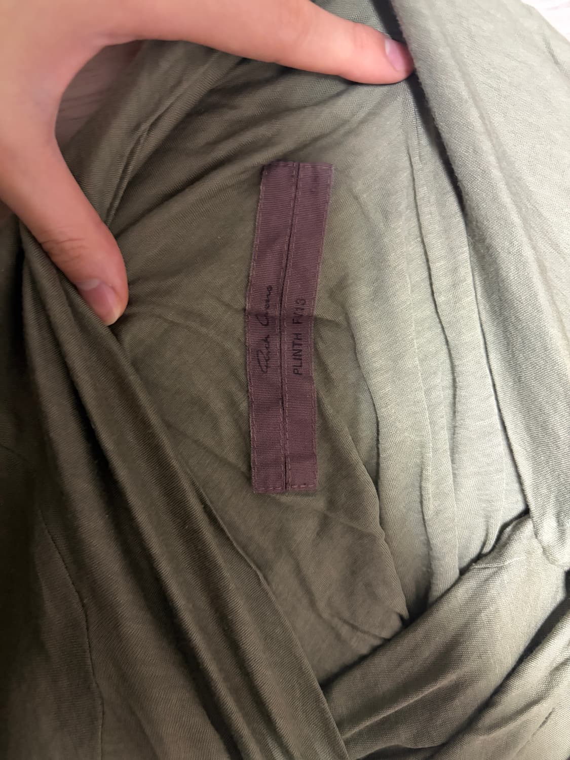 [42] 릭오웬스 드레이핑 롱슬리브 탑 상품이미지3