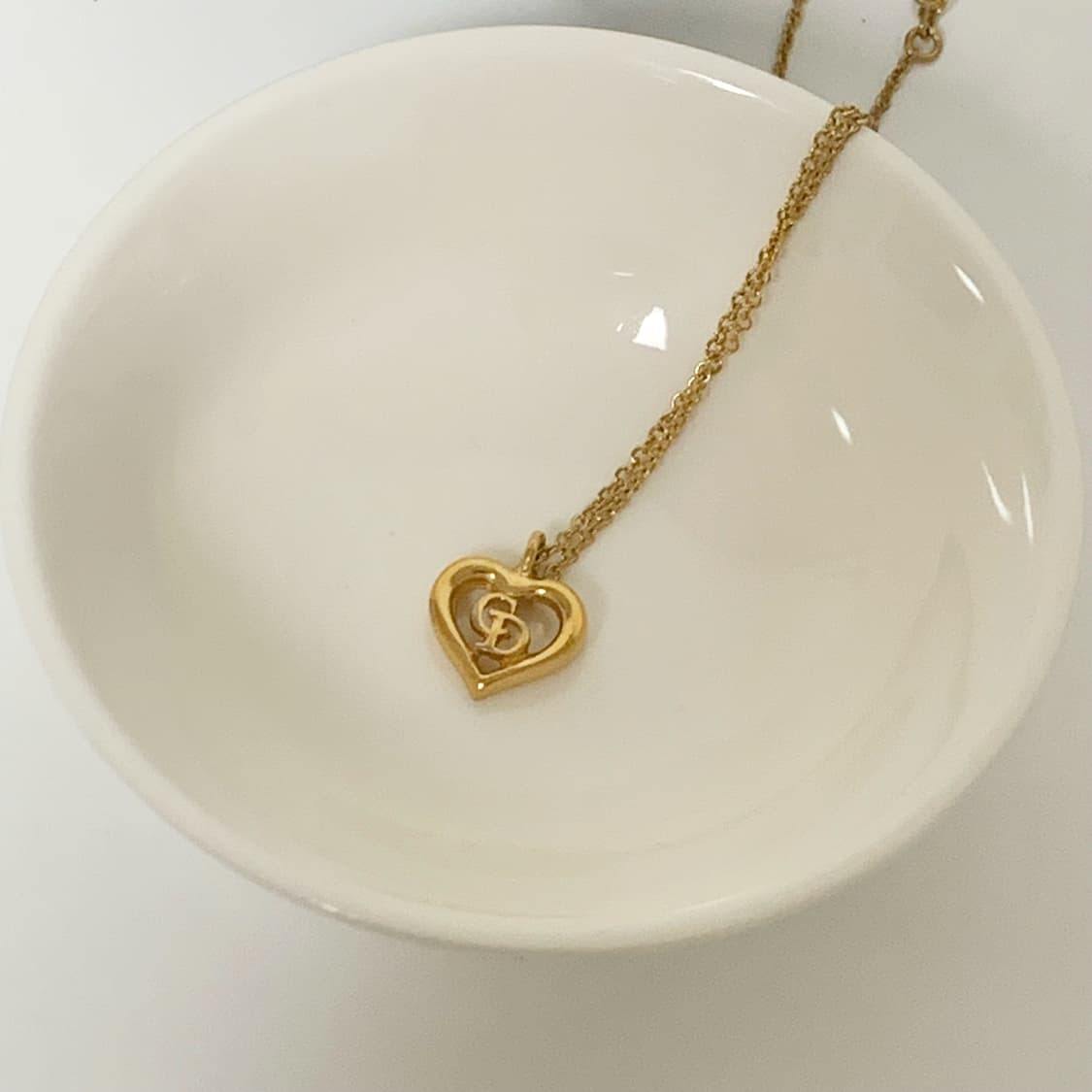 정품 디올 하트 로고 목걸이 상품이미지5