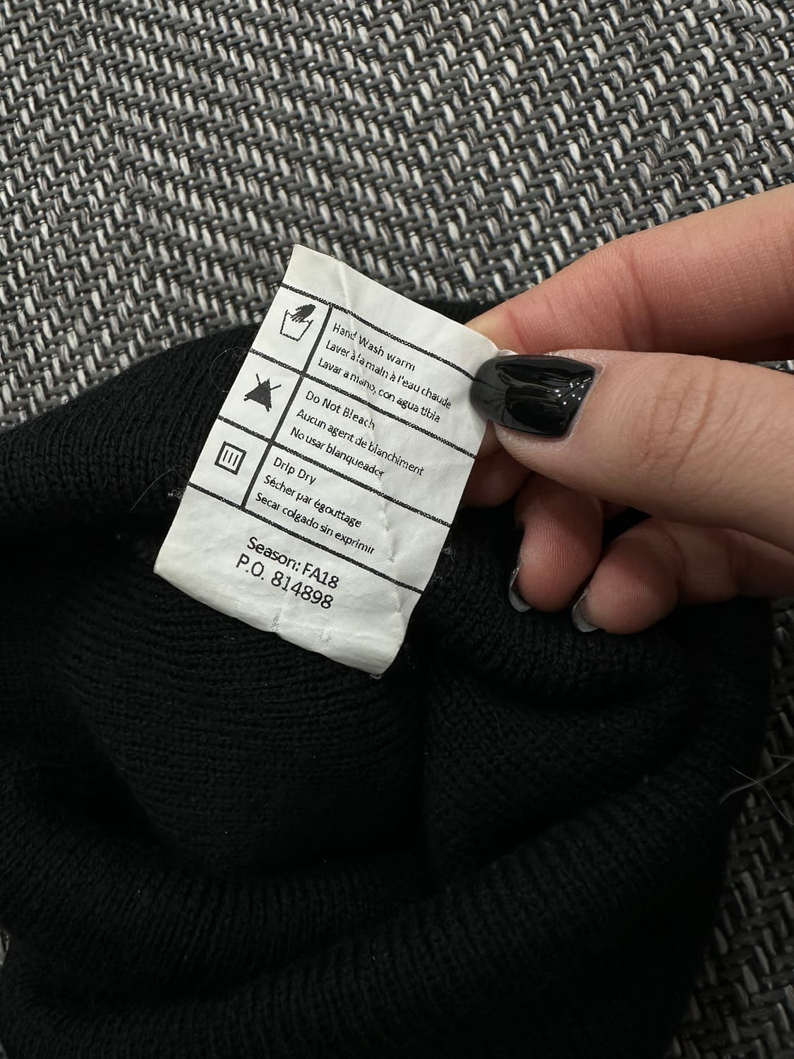 칼하트 비니 블랙 상품이미지3