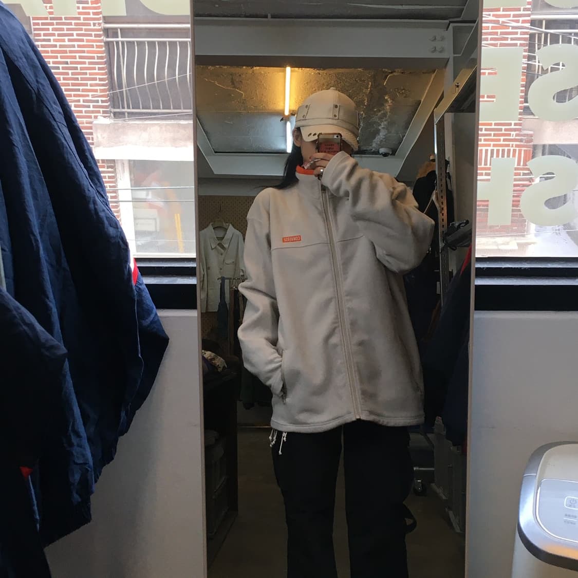 00'S 컨버스 재팬 라인 플리스 집업 자켓 XL 105 상품이미지10