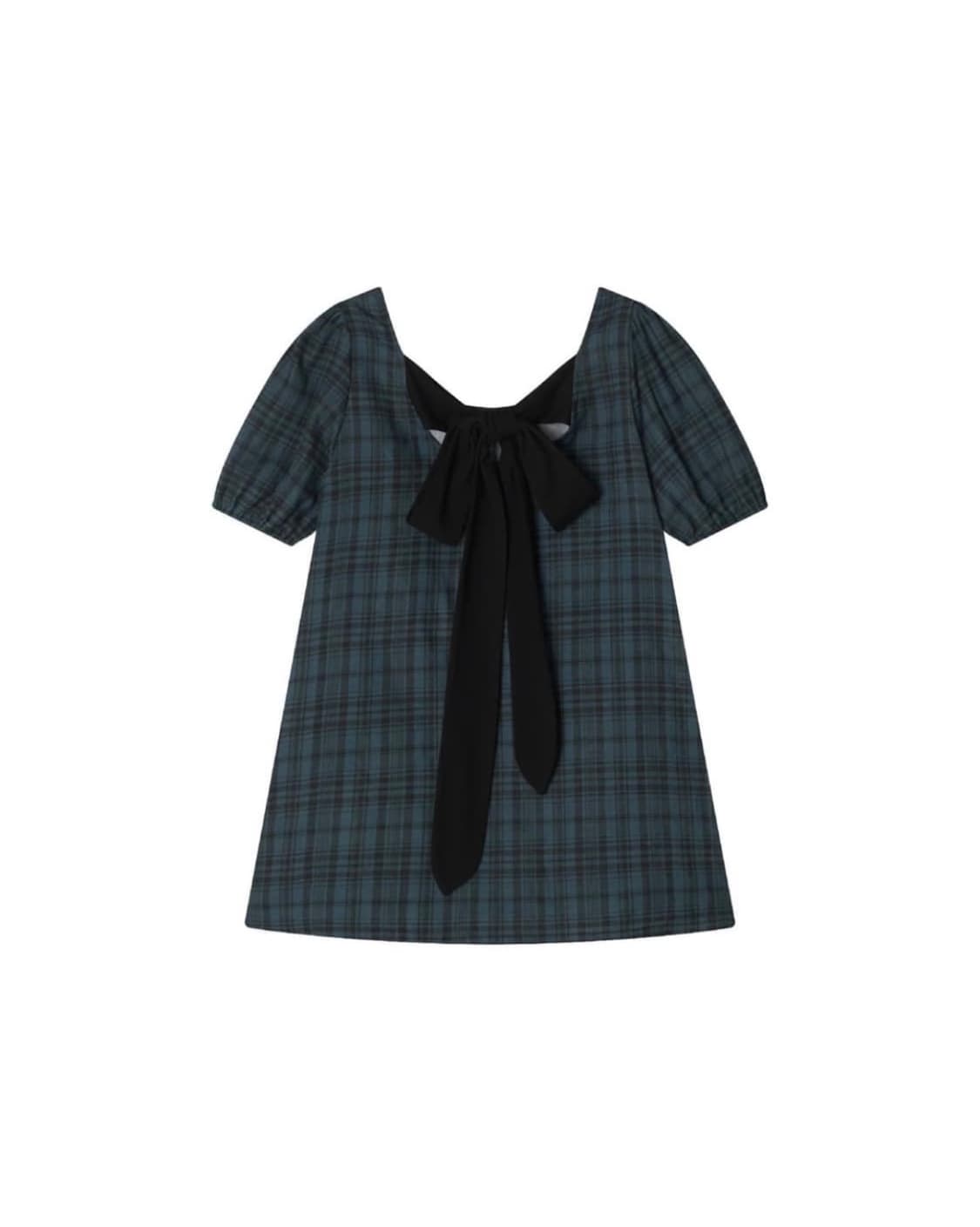 콜로신스 체크 블라우스 상품이미지1