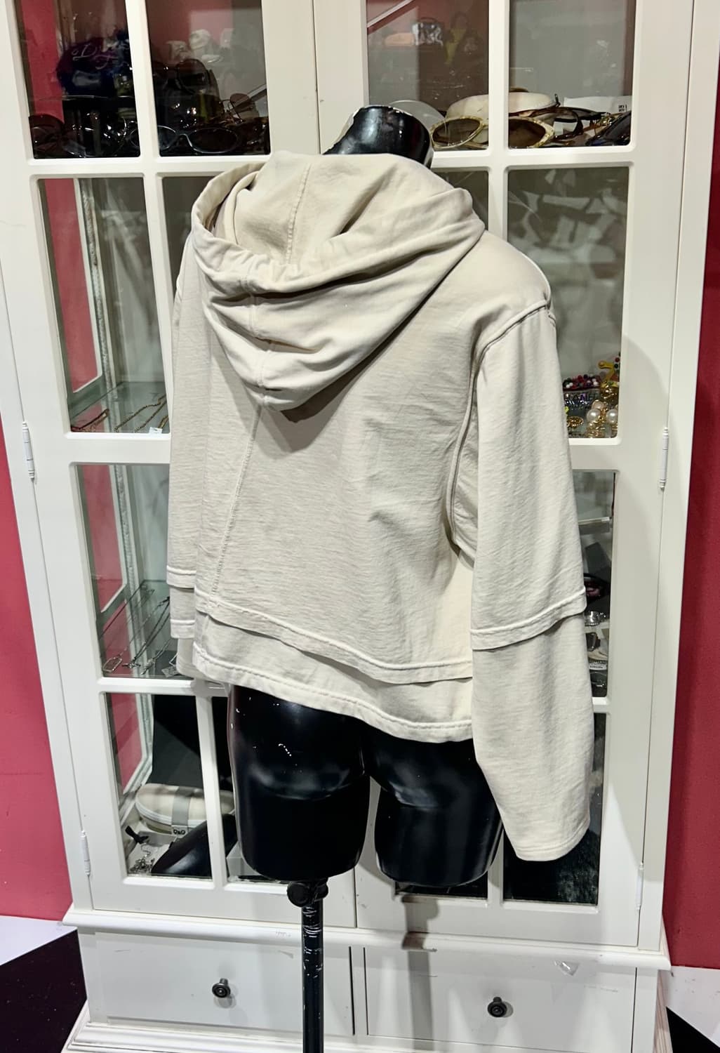 Rick Owens Drkshdw hoodie 릭오웬스 크롭 후드티 상품이미지2