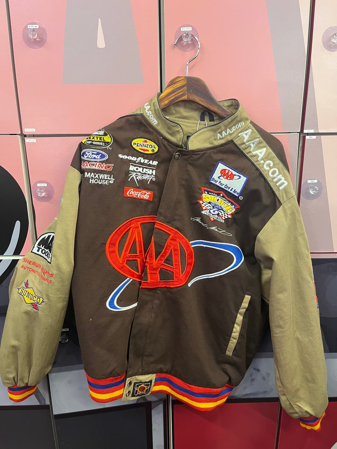 Vintage Logo Detail Varsity Jacket  상품이미지3