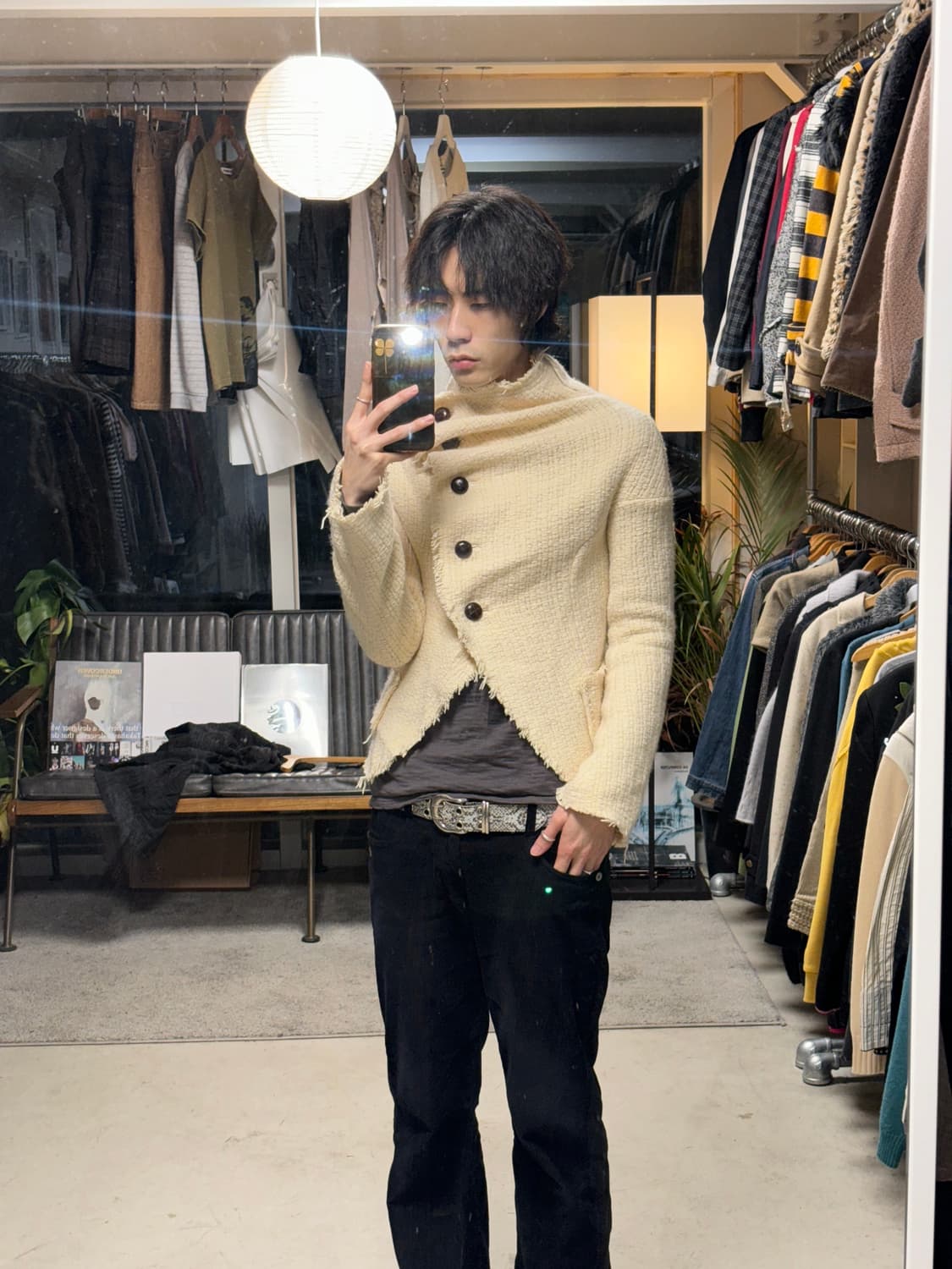 리차드 차이 울 비대칭 자켓 상품이미지4