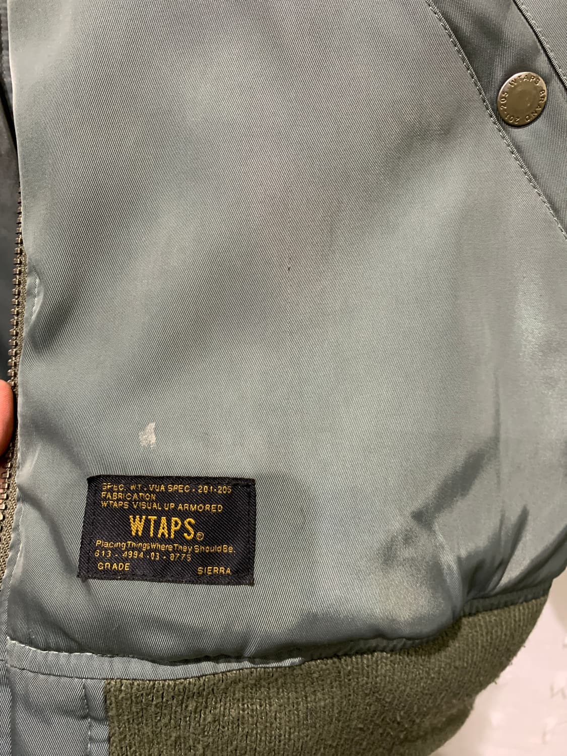 더블탭스 14aw ma1 상품이미지2