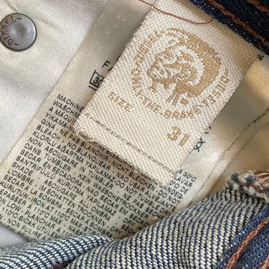 디젤 데님팬츠 W31 상품이미지5