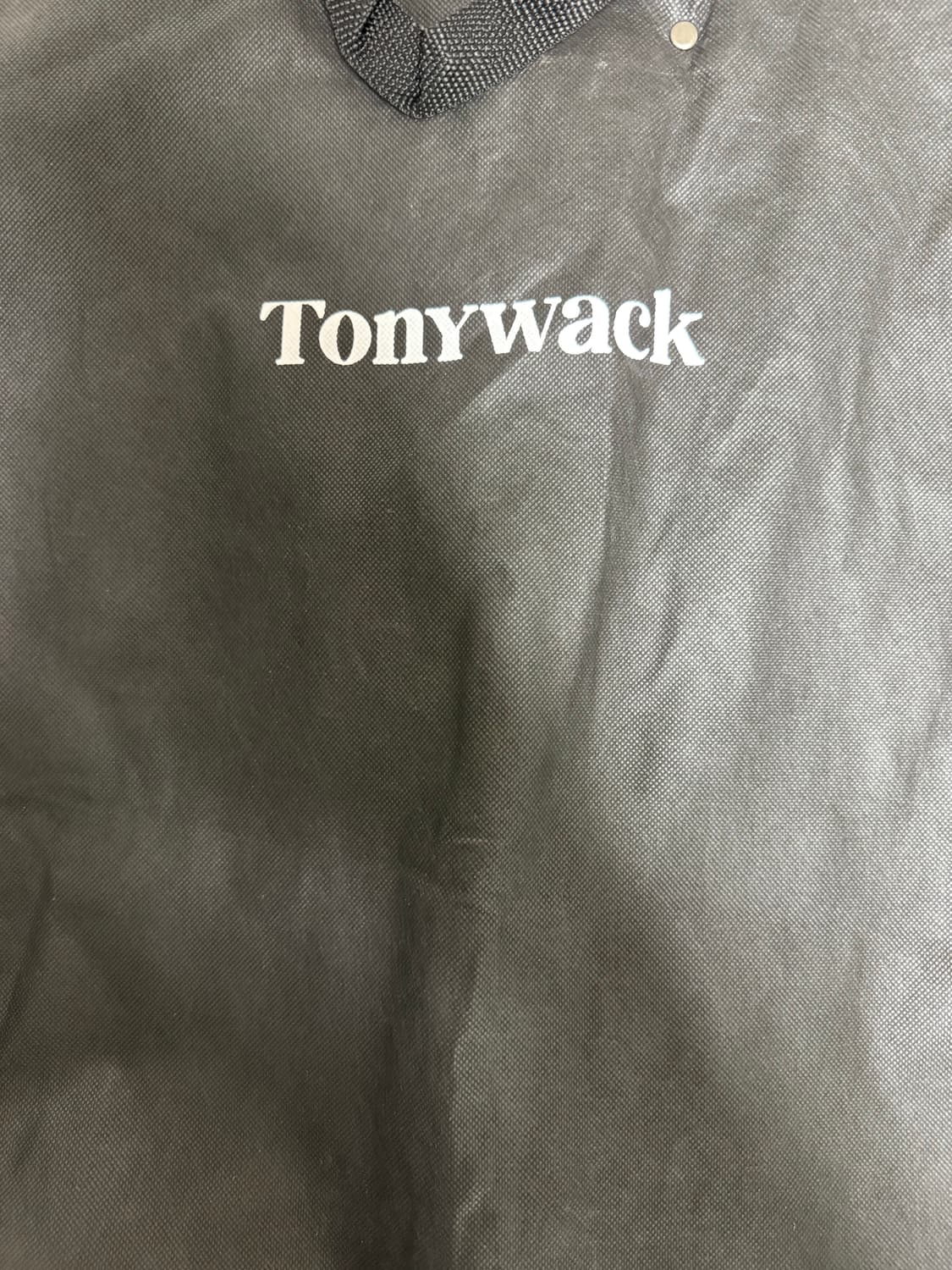 토니웩 핸드메이드 울 캐시미어 스탠드 카라 코트 블랙 상품이미지9