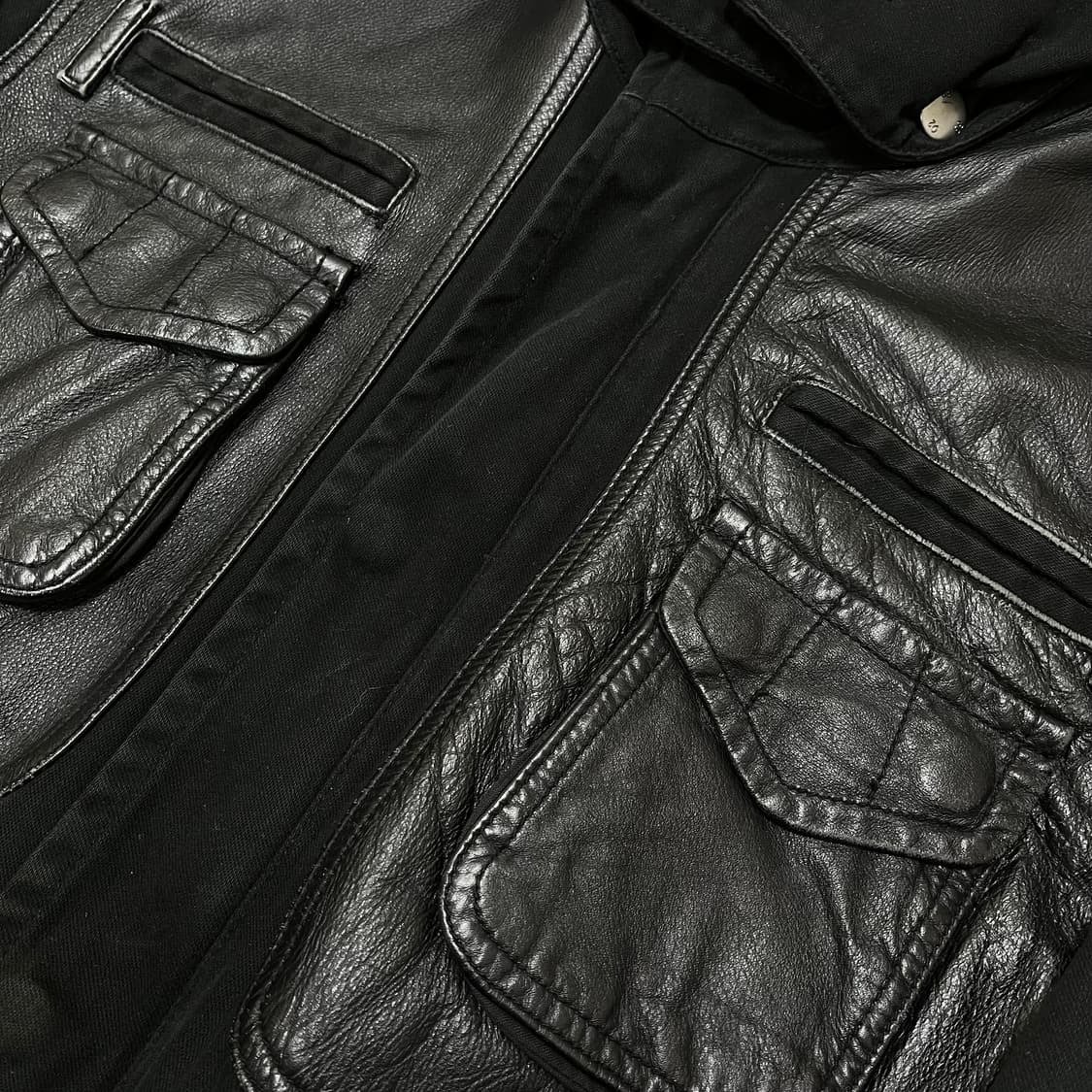 빈폴 진스 남성 소가죽 후드 자켓 XL/105 상품이미지5