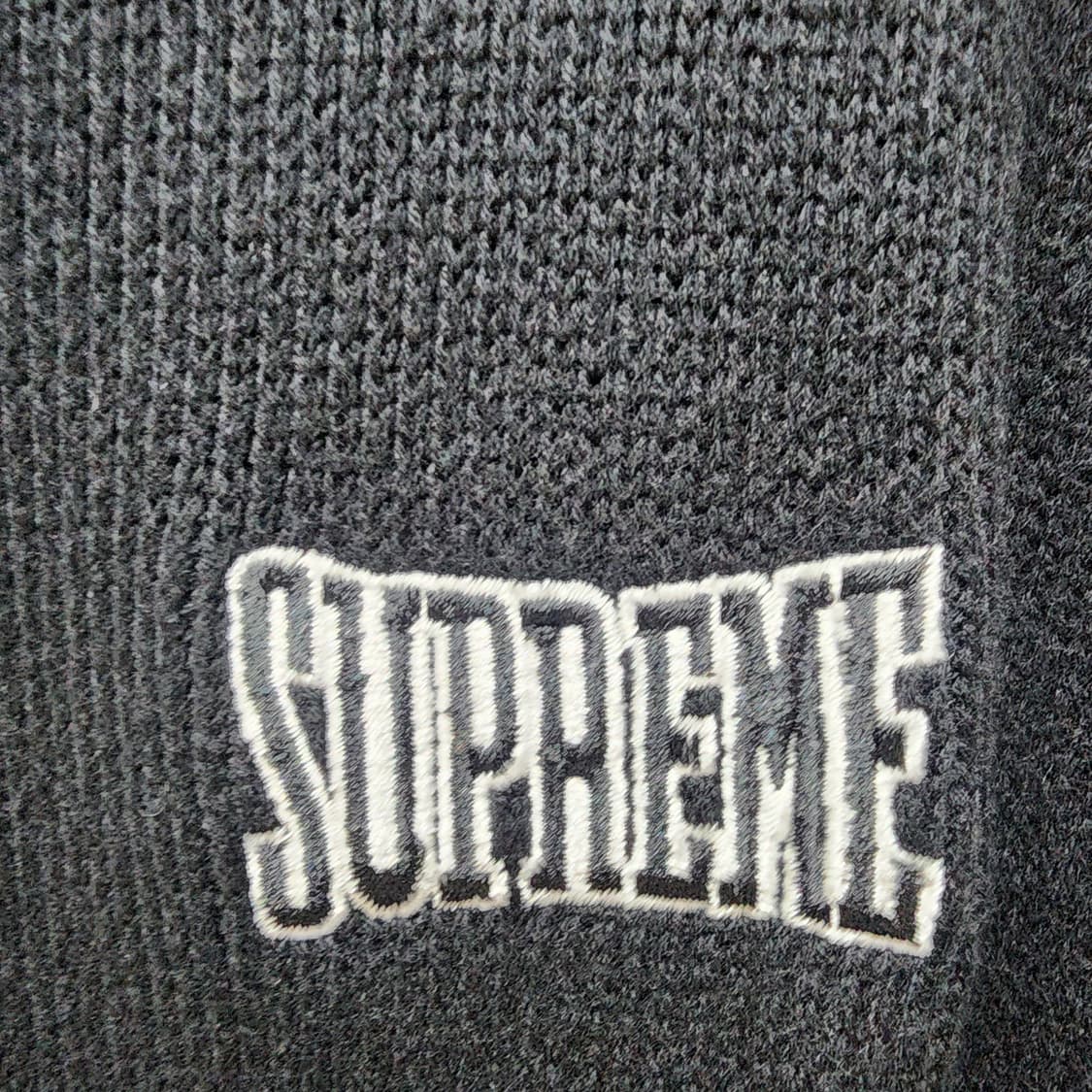 슈프림 투톤 후드 블랙 XL 상품이미지3