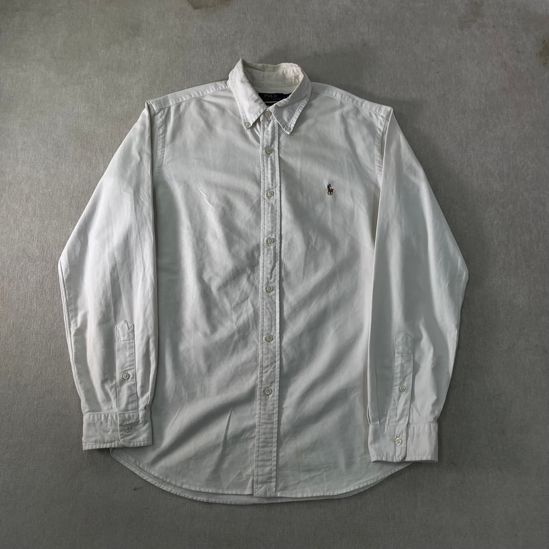 105 폴로랄프로렌 신형라벨 코튼 화이트 셔츠  상품이미지1
