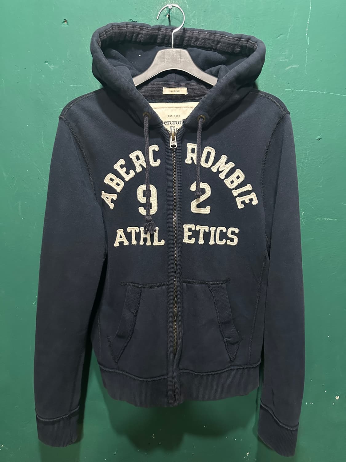 아베크롬비 후드집업 네이비 상품이미지1