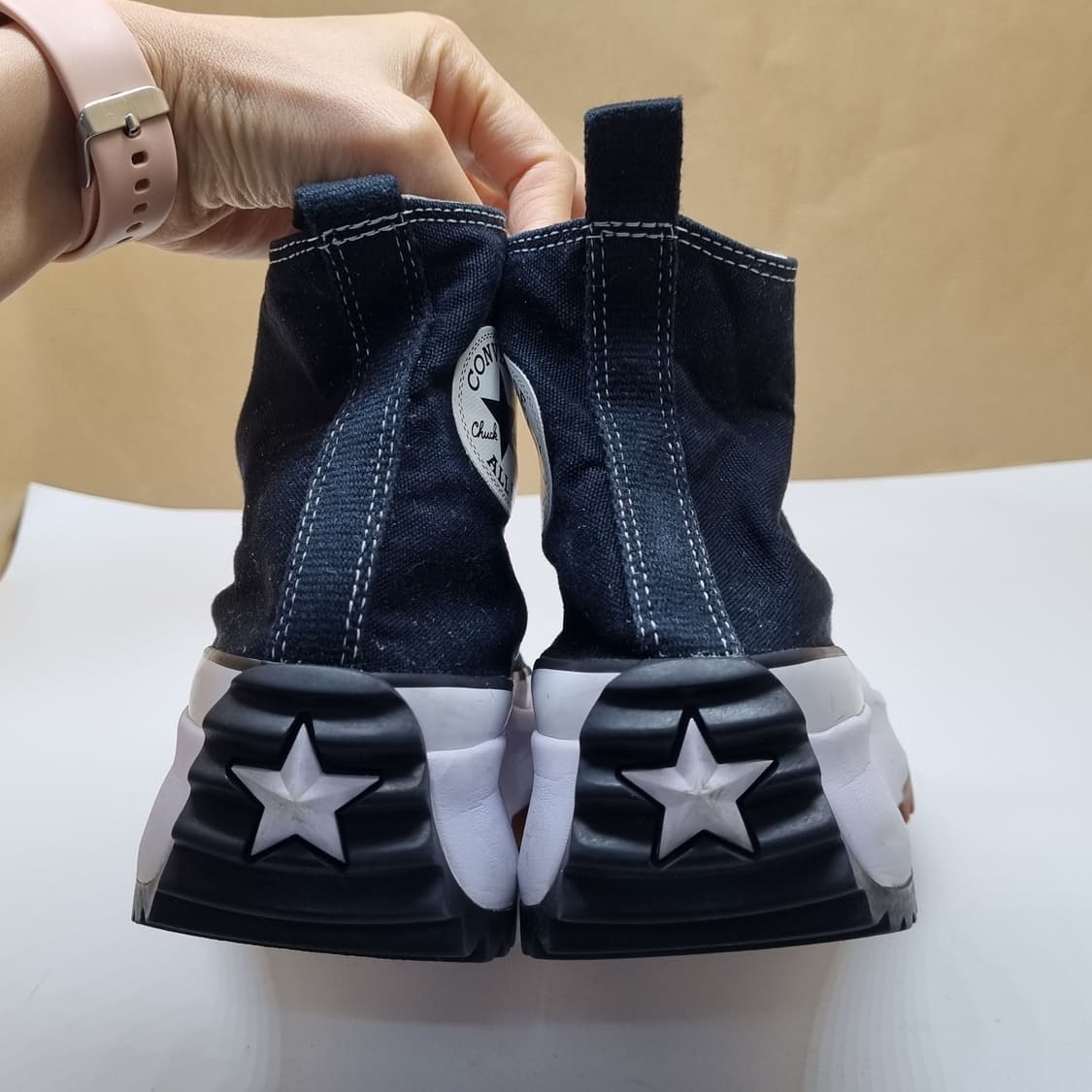 컨버스 런스타 하이크 블랙 남성하이탑275. 상품이미지4