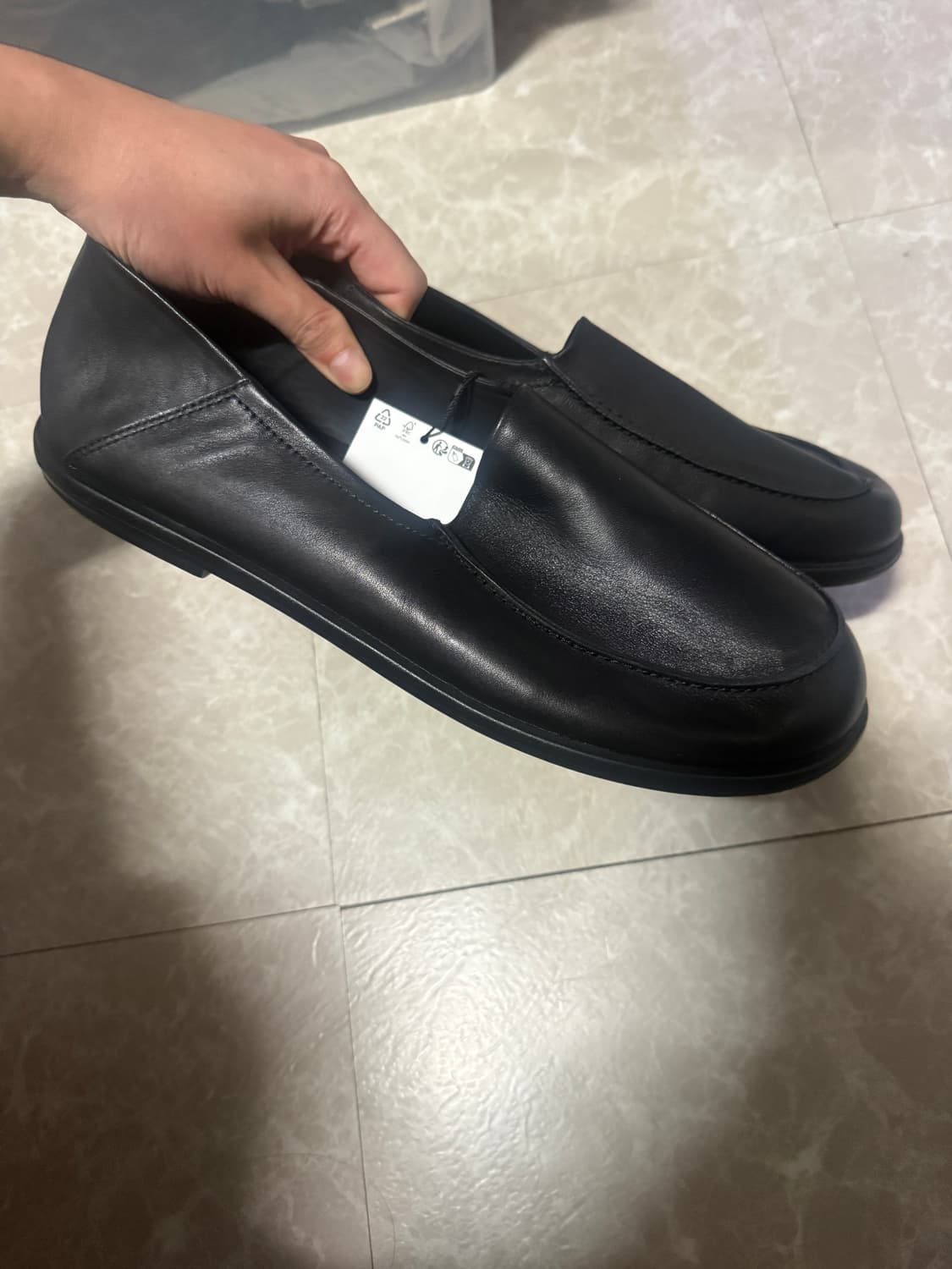 44사이즈 자라 레더 로퍼 2623/520/800 상품이미지2