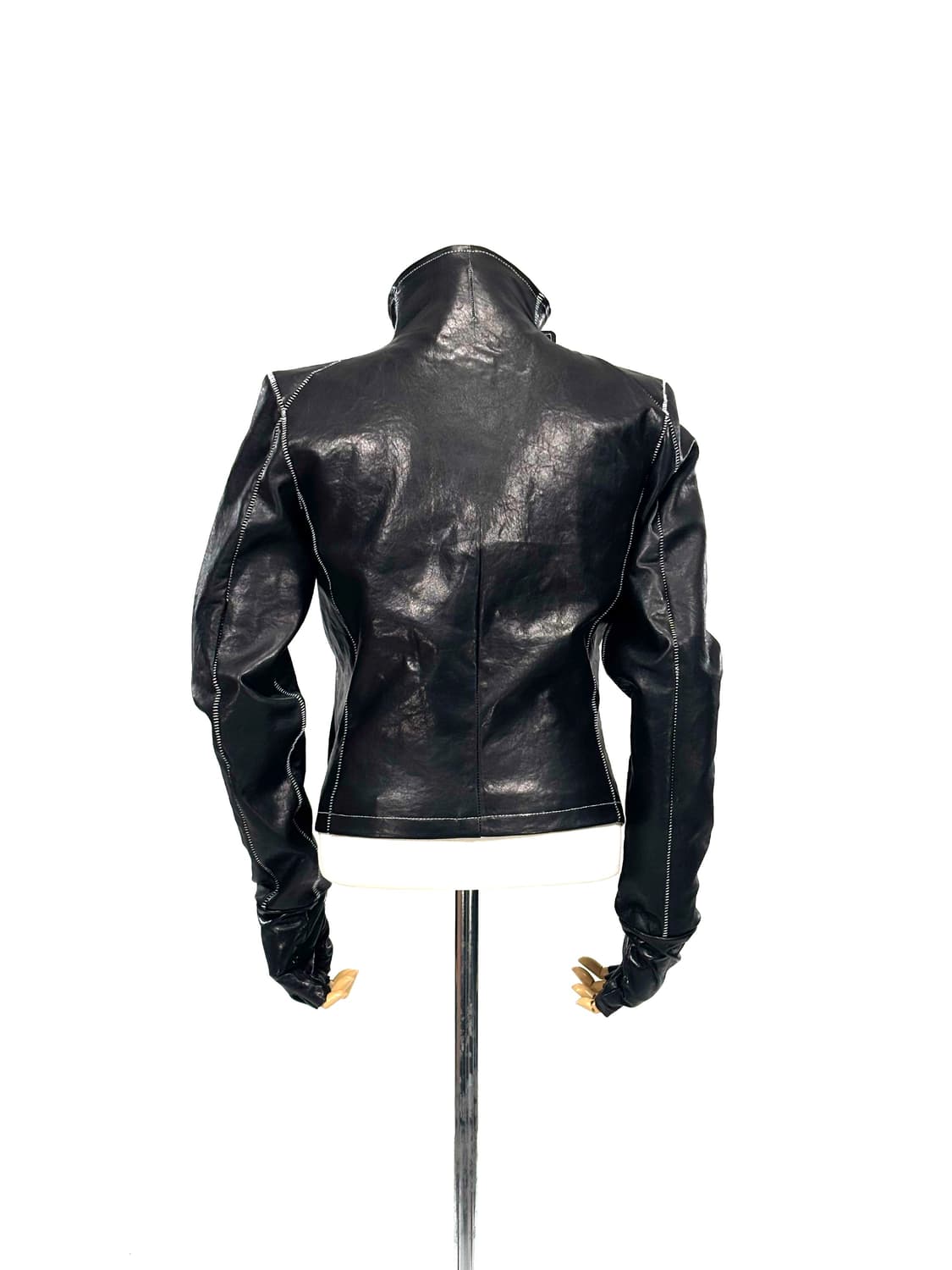 핸드메이드 lamb overlock stitch high jacket 상품이미지2