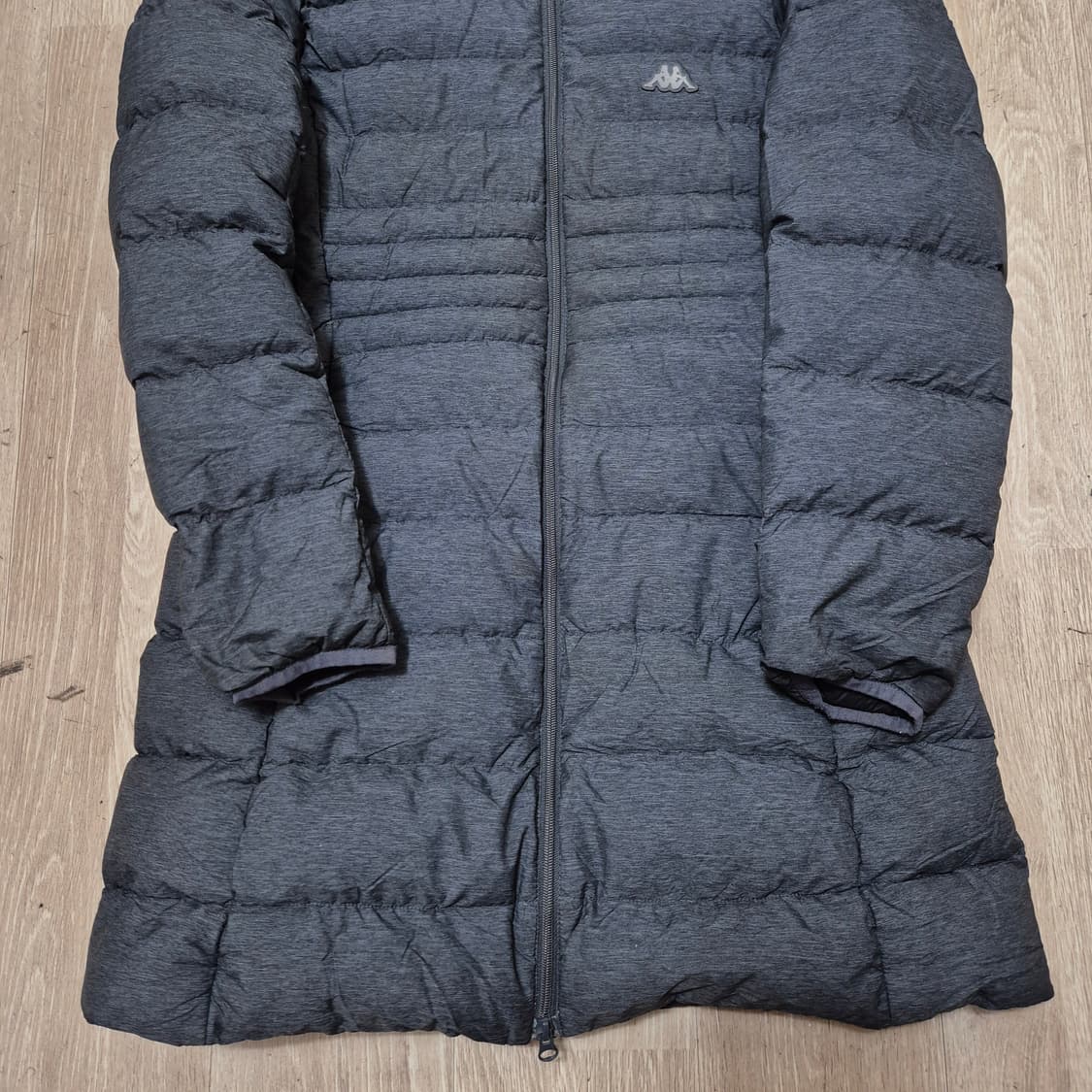 KAPPA 카파 여성 덕다운 후드 경량 롱패딩 점퍼 L(95) 상품이미지3