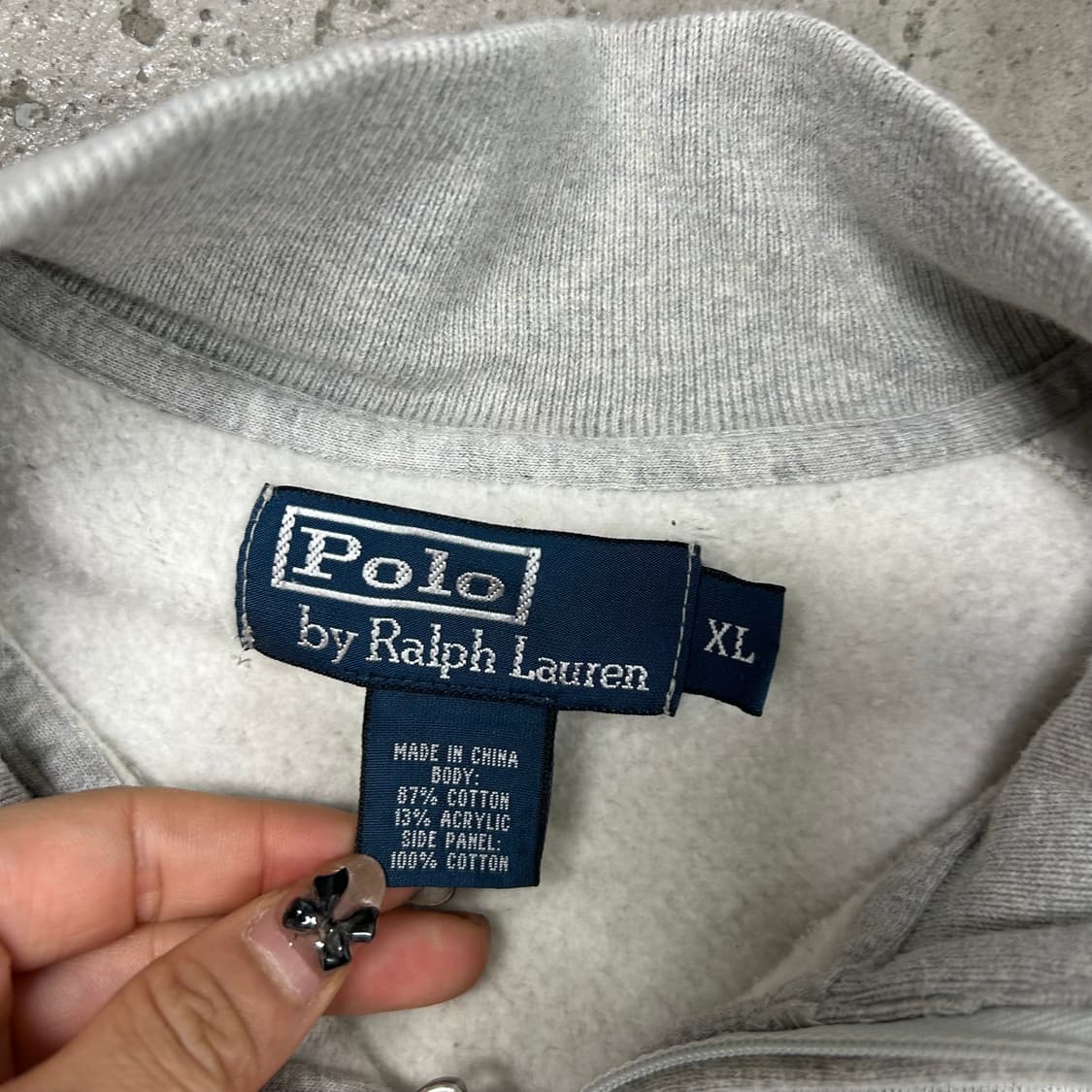 폴로 반집업 맨투맨[1351] 상품이미지6