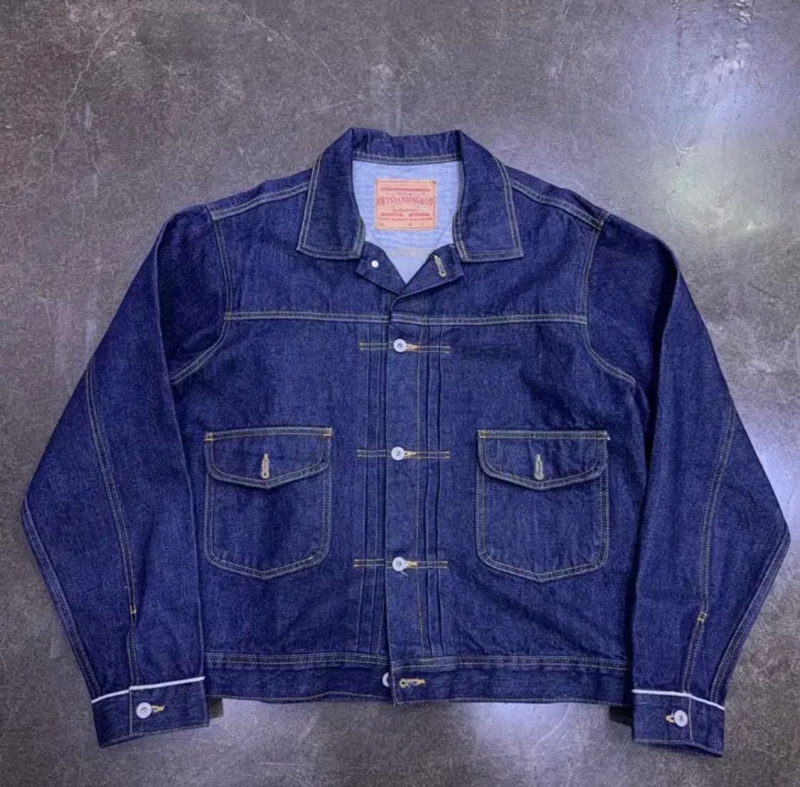 아웃스탠딩 데님 워크 자켓 상품이미지1