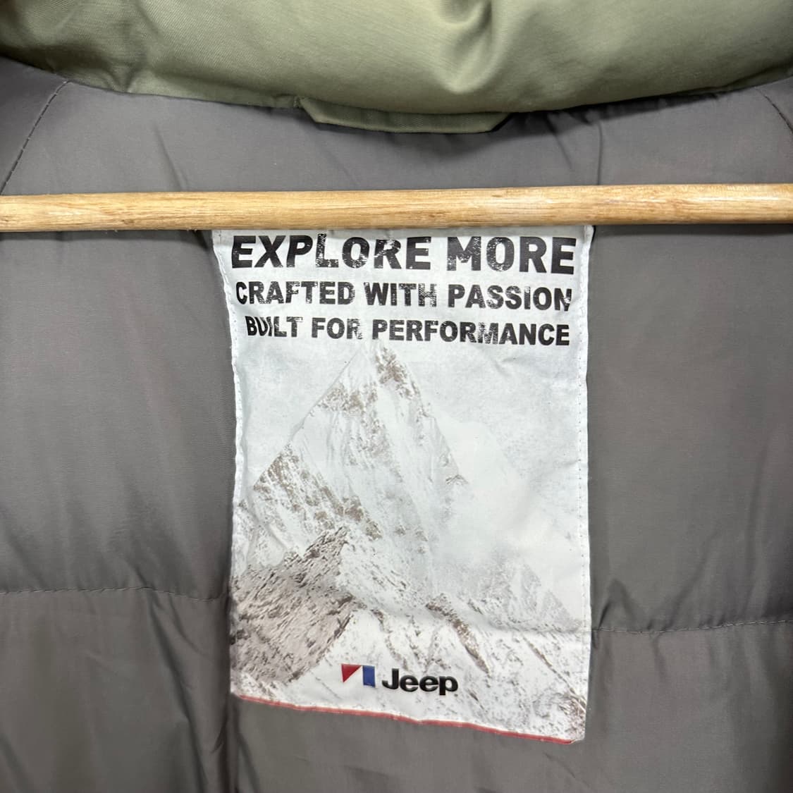   지프 남자 후드 패딩점퍼 오리털 솜빵빵 100 L  WEOE 상품이미지7