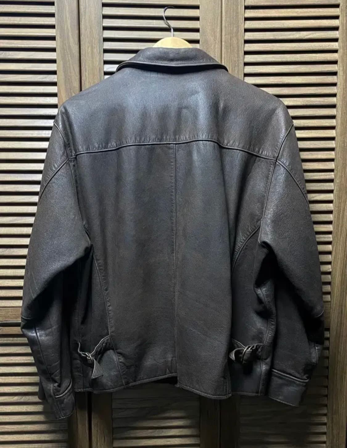 90s Lee 리 프리미엄 카우레더 rrl 아메카지 lvc소가죽 자켓 L 상품이미지2