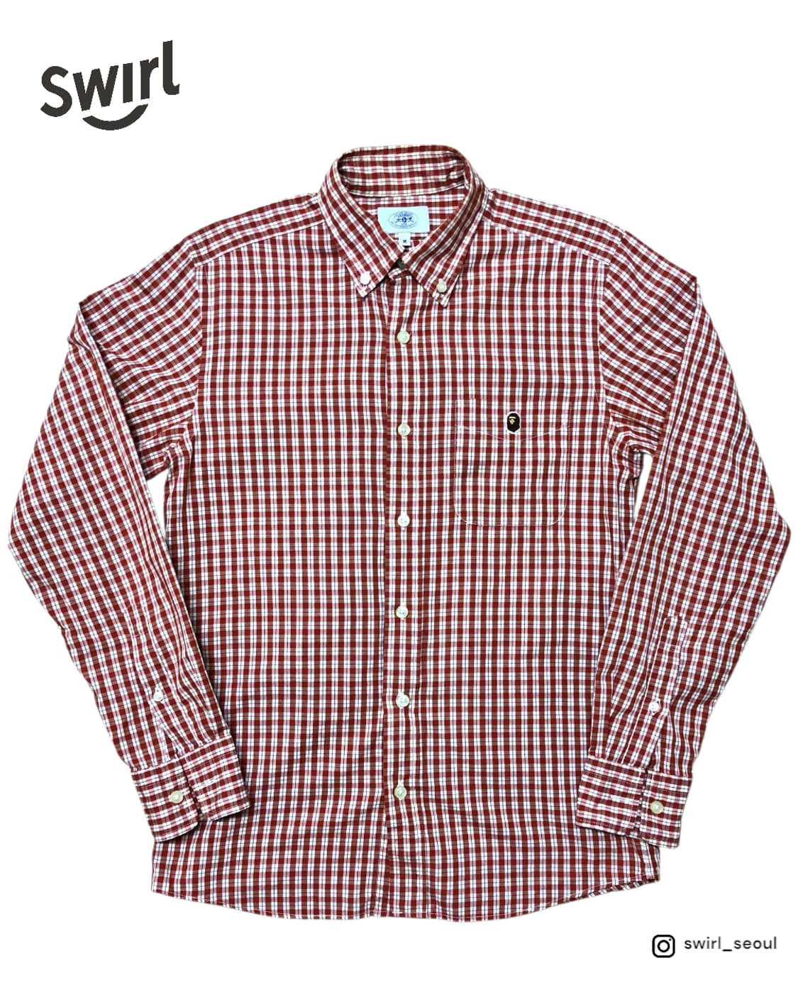 BAPE Cut & Collage check shirts 상품이미지2