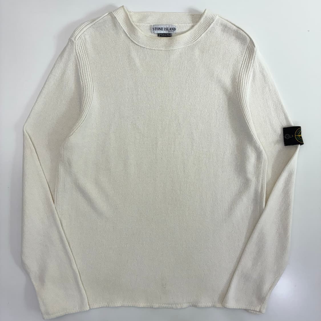 Stone Island 스톤 아일랜드 90‘s 크림 아이보리 그런지 외펜 상품이미지1
