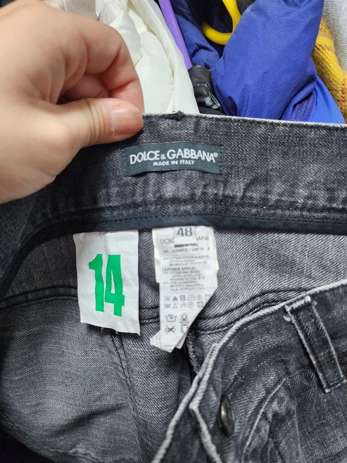 돌체앤가바나 D&G 워싱 데님 청바지 상품이미지6